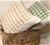 Shabby Chic Pair of Taupe and White Check Linen Pillows For Sale - Image 3 of 3