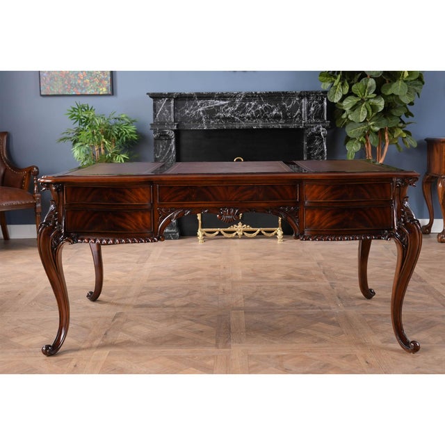 2020s Niagara Furniture French Writing Desk For Sale - Image 5 of 11
