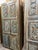 Vintage Lotus Carved Wood Door | Distressed Blue Sliding Barn Door 80x36 For Sale - Image 4 of 7