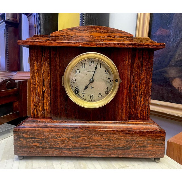 Antique Seth Thomas Sonora Bell Chime Adamantine Mantel Clock Chairish