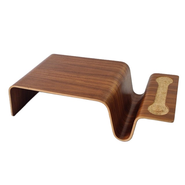 Overlap Tray Side Table in Walnut by Eric Pfeiffer, 2000s For Sale - Image 15 of 15