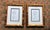2020s 2025 Wellon Bridgers Abstract Ink Drawings, a Pair in Gold Bamboo For Sale - Image 5 of 5