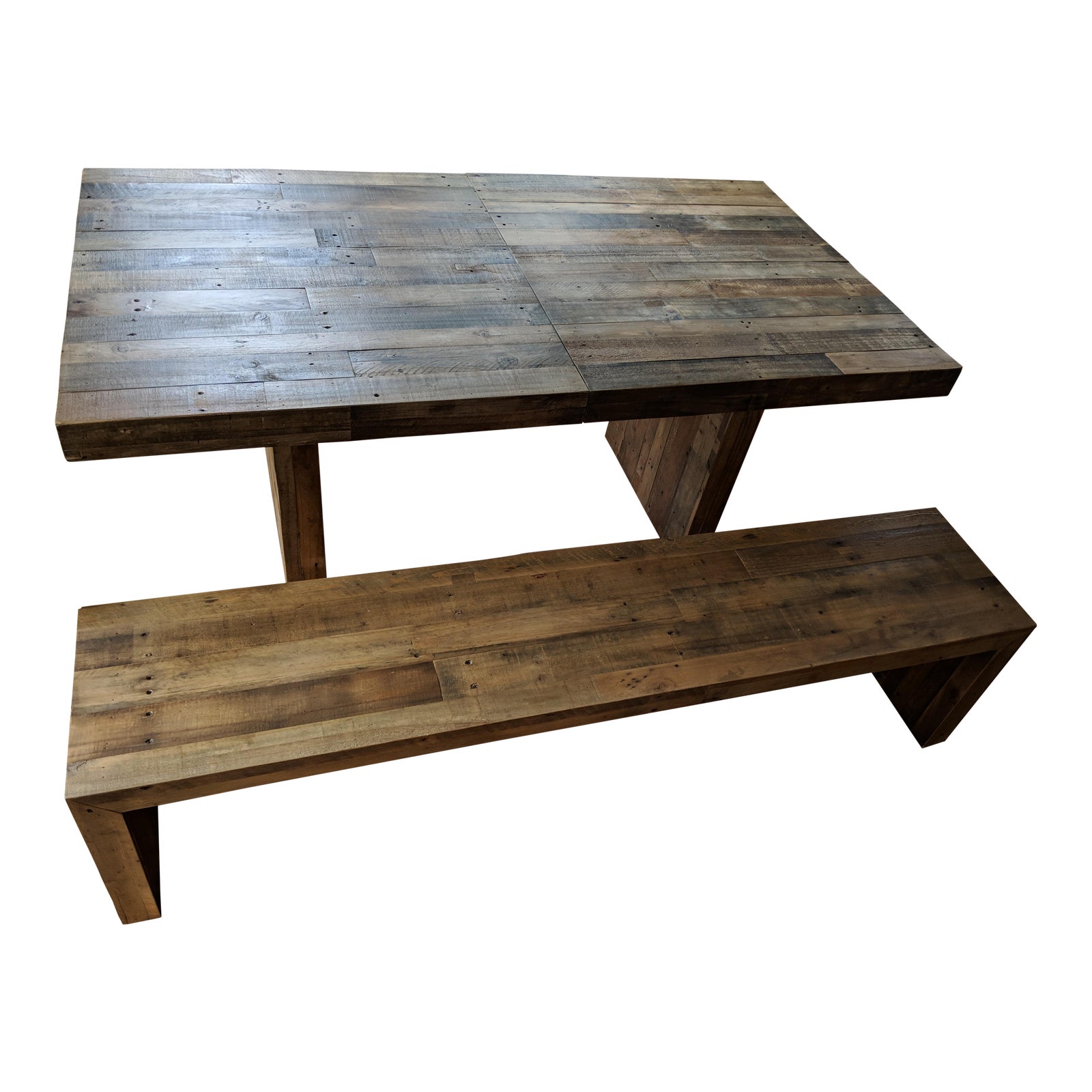 West Elm Emmerson Expandable Dining Table and Bench Chairish