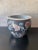 Vintage Chinese Hollywood Regency Hand-Painted Porcelain Planter For Sale - Image 4 of 6