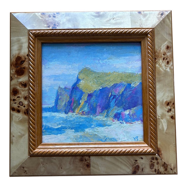 2024 Magic Mountain Acrylic Painting, Framed For Sale