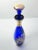 Mid-Century Modern 1960s Murano-Style Bohemian Venetian 6-Piece Cobalt Blue Decanter Cordial Set For Sale - Image 3 of 12