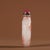 Late 20th Century Vintage Peking Glass Enamel Landscape Snuff Bottle With Pink Stone Stopper For Sale - Image 5 of 9