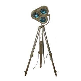 Military Surgical Floor Light from Heraeus Hanaulux London, Germany, 1990s For Sale