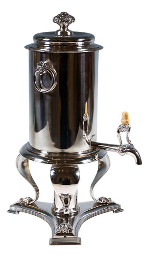 Antique Silver Samovar with Burner attributed to Alois Zitterhofer, Vienna, 1838