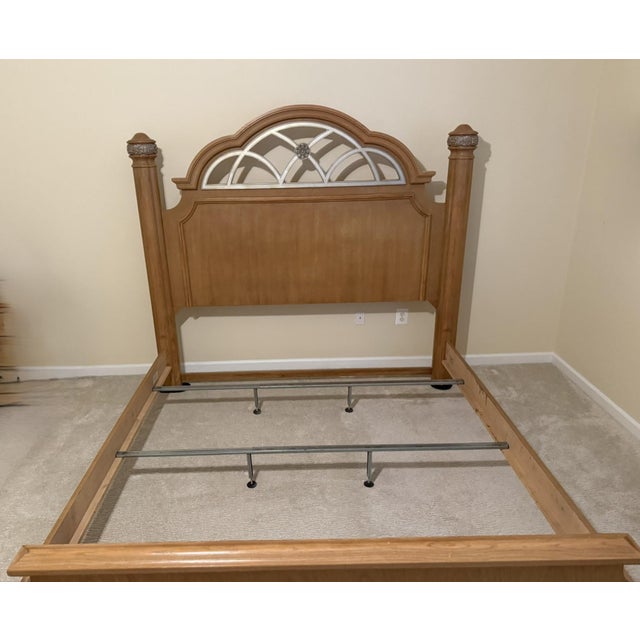 Stanley Furniture Stanley Coronation King Size Poster Bed For Sale - Image 4 of 14