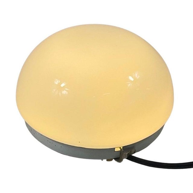 Metal Dutch Ceiling Mounted Lamp Including New Bulb attributed to Gispen, 1970s For Sale - Image 7 of 7