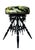 The House of Scalamandre Mid 19th Century Victorian Black Wood Stool Upholstered in Scalamandré Tiger Velvet For Sale - Image 4 of 8