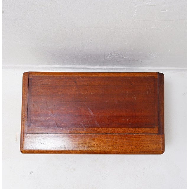 Brown Vintage Radio Cabinet, 1960s For Sale - Image 8 of 16