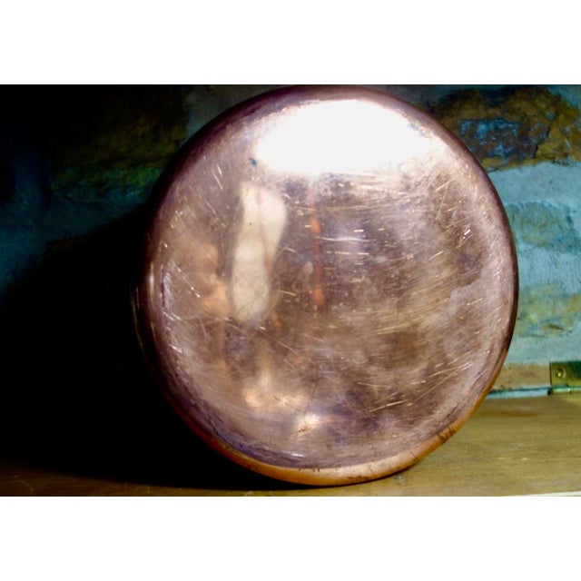 1950's France; Hand Hammered Copper Saucepan, For Sale In Minneapolis - Image 6 of 6