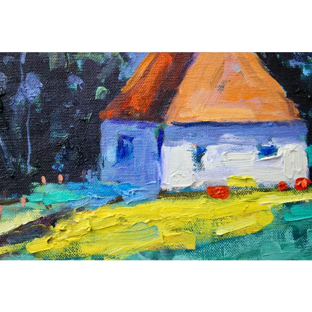 Textile Harmony, Modern Impressionist Landscape Oil Painting For Sale - Image 7 of 8