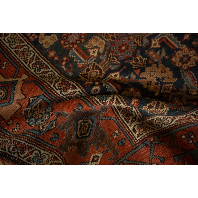 Persian Antique Kurdish Hamadan Rug - 3'9" X 6'7" For Sale - Image 3 of 11