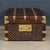 Wood 19th Century Antique Steamer Trunk in Damier Canvas from Louis Vuitton, France For Sale - Image 7 of 18