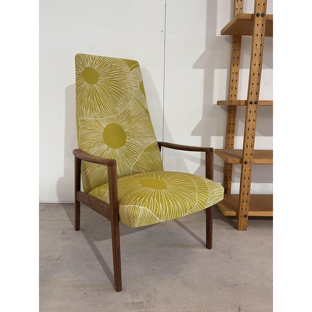 Vintage Armchair with Marimekko Fabric, 1960s, Set of 6 For Sale - Image 3 of 12
