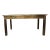Iconic Mastercraft Brass Desk With Black Leather Top For Sale