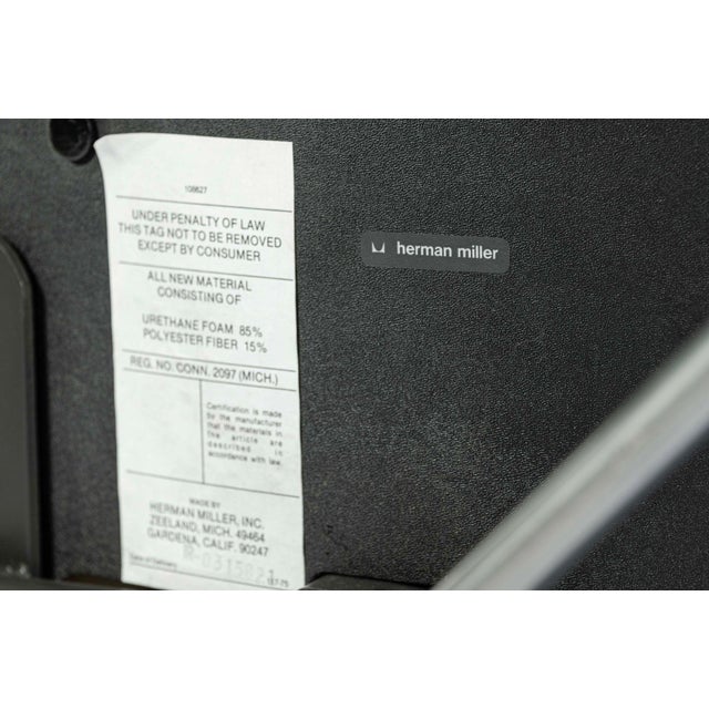 Eames Time Life Executive Chair Herman Miller Black Leather Office Chair 1981 For Sale - Image 16 of 18