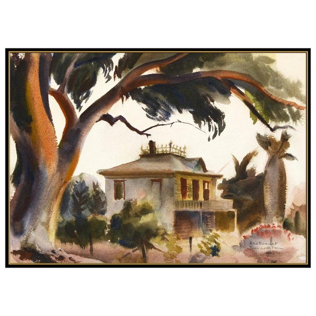 Message us to inquire about custom framing options! (Included for free with every purchase) The artwork here, "Fallbrook...