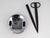 Plastic Vintage Minimalist Desk Set from Caimi Ashtray & Lerche Solingen Tools, 1990s, Set of 3 For Sale - Image 7 of 12
