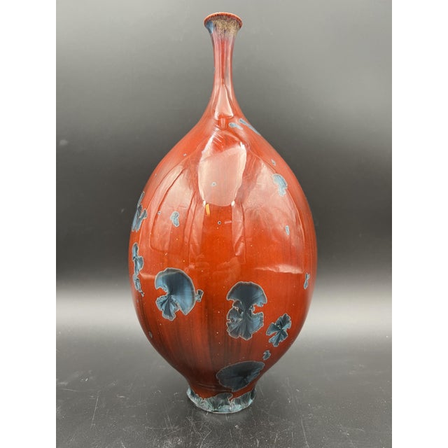 2000 - 2009 Crystal Glaze Vase by Isak Isaksson, 2000s For Sale - Image 5 of 5