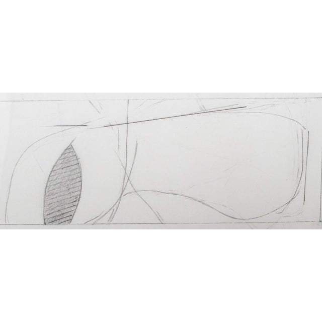 James Russell "Subway Drawing" Graphite on Paper For Sale - Image 4 of 8