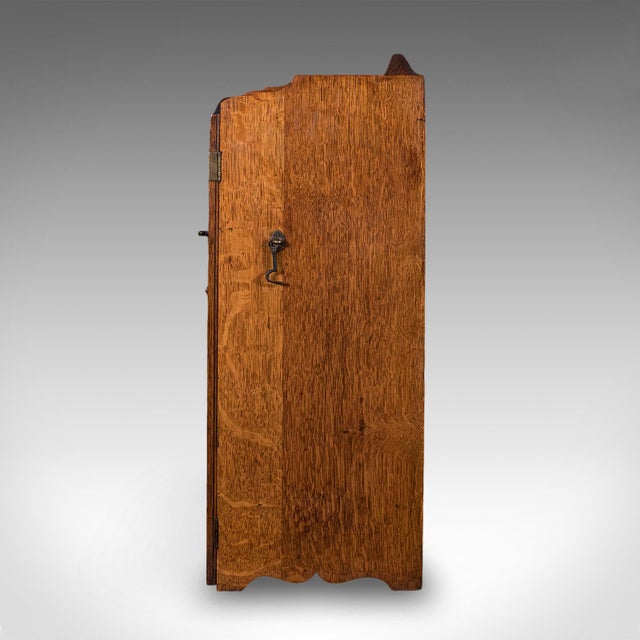 Wood Antique Estate Gamekeeper's Cabinet, Scottish, Oak, Clerk's Cupboard, Victorian For Sale - Image 7 of 12