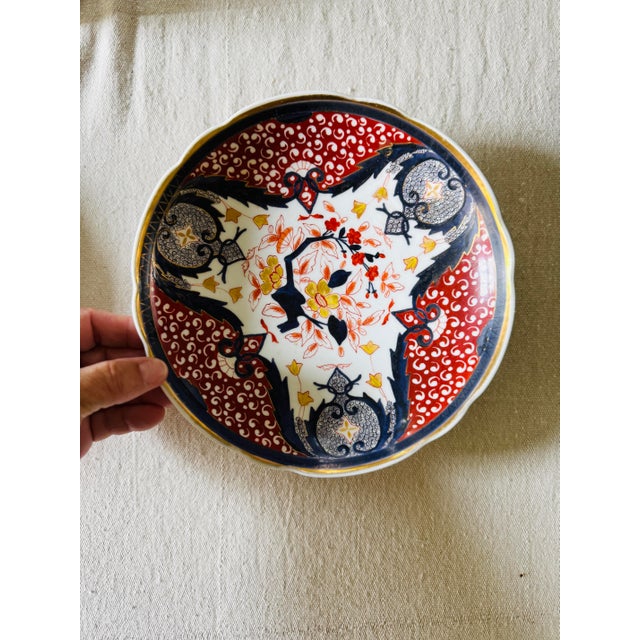 Japanese Vintage Japanese Imari Style Bowls - A Pair For Sale - Image 3 of 12