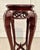 Oxblood Red Vintage Chinese Rosewood & Mother-of-Pearl Inlaid Pedestal Stand For Sale - Image 8 of 12