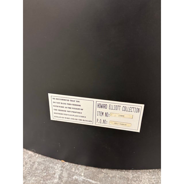 Howard Elliott Collection Round Segmented Mirrored Wall Mirror For Sale - Image 10 of 12