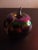 Purple Vintage Silvestri Italy Iridescent Art Glass Apple Shaped Paper Weight For Sale - Image 8 of 8