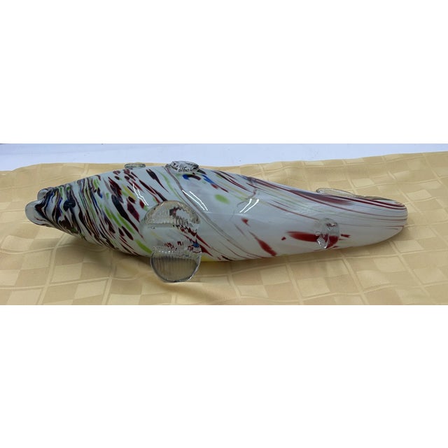 Vintage Murano Style Glass Fish Figurine For Sale In Dallas - Image 6 of 6