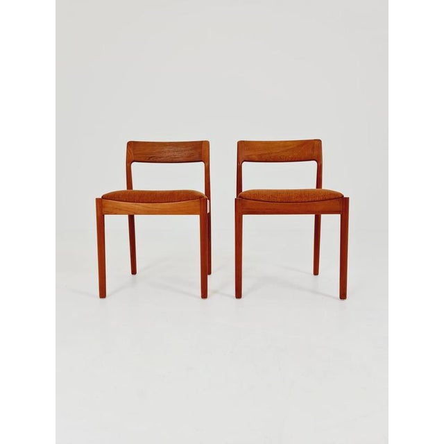 Danish Teak Dining Chairs by Johannes Norgaard, 1960s, Set of 2 For Sale - Image 3 of 14