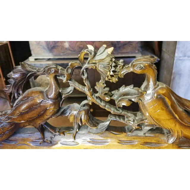 Art Deco Style Sideboard in Two-Tone Wood, Italy, 1920s For Sale - Image 4 of 9