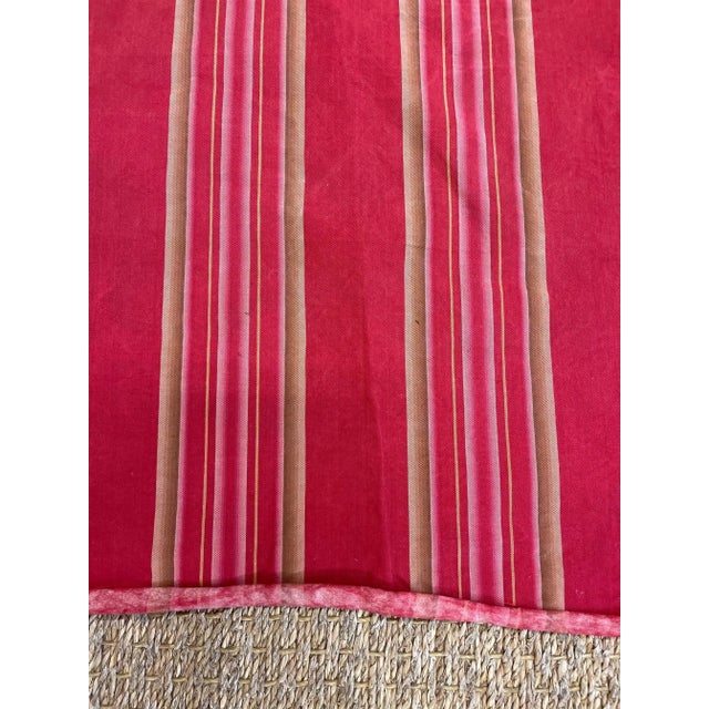 French Circa Early 1900 French Ticking Fabric Fragment For Sale - Image 3 of 5