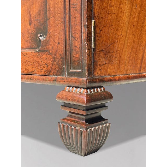 Late 18th Century Antique George III Tall Mahogany Bookcase, 1780 For Sale - Image 5 of 16