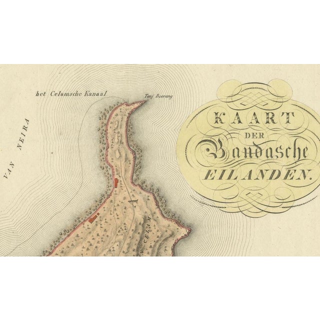 Early 19th Century Cartography of The Banda Islands by J.S. van den Bosch, 1818 For Sale - Image 5 of 7