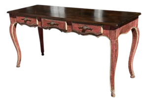 19th C Style French Country Writing Table Desk