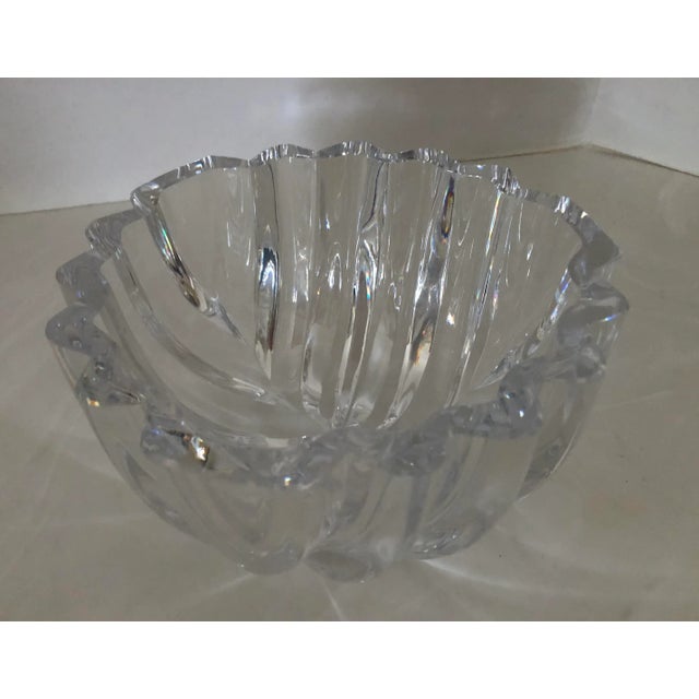 Transparent Vintage Orrefors of Sweden Isabella Crystal Bowl For Sale - Image 8 of 9