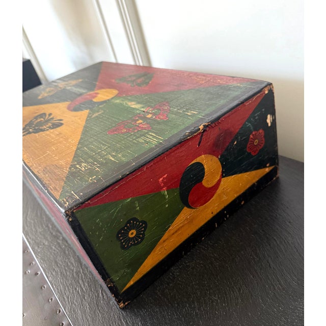Set of Three Korean Stackable Sewing Box Covered in Hanji Paper For Sale - Image 16 of 18