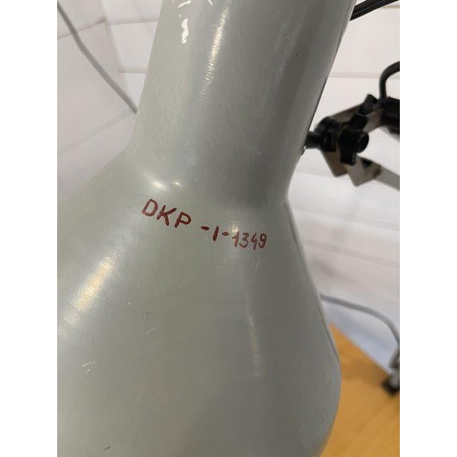 1950s Vintage Desk Lamp in Grey, 1960s For Sale - Image 5 of 9