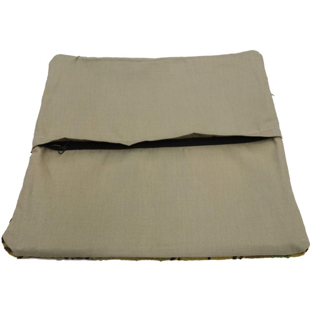 Late 20th Century Vintage Turkish Kilim Rug Tribal Pillow Cover - 01'05 X 01'06. For Sale - Image 5 of 8