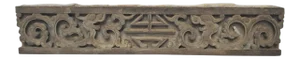 Antique Asian Temple Architectural Relief Carved Stone Frieze Panel
