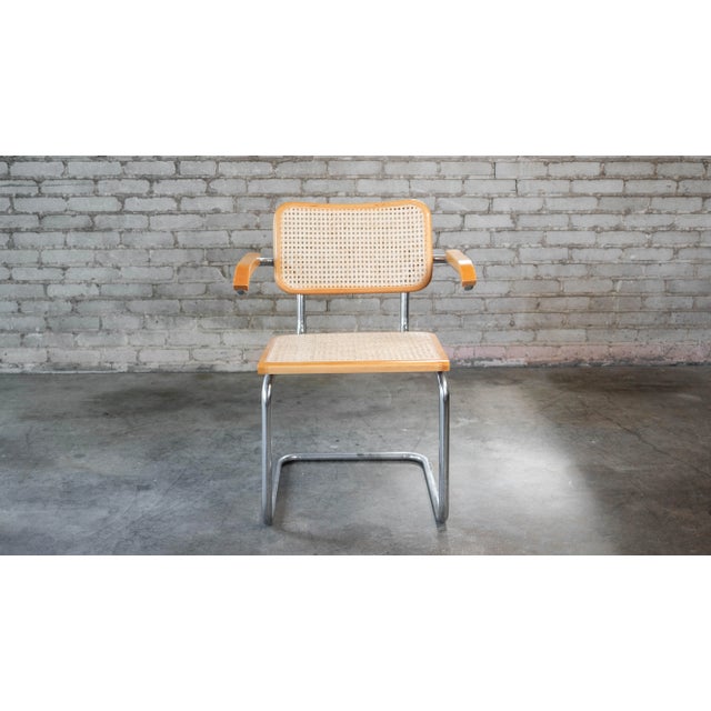 Wood 1970s Vintage Marcel Breuer Attr. Cesca Armchair For Sale - Image 7 of 13