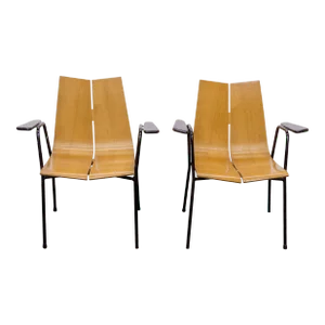 1950s Hans Bellmann Ga Model Dining Armchairs- Set of 2
