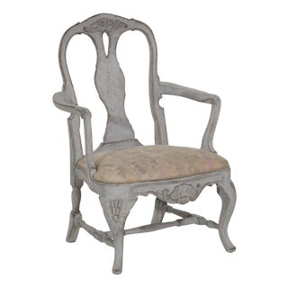 Antique Swedish Armchair, 1800s For Sale