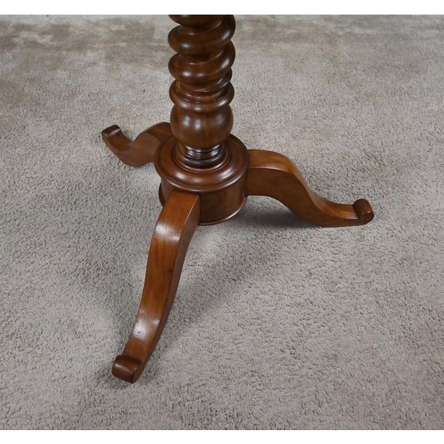 Mid-19th Century Louis Philippe Mahogany Tilting Table For Sale - Image 12 of 17