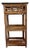Mid 20th Century Chinese Chippendale Bamboo Étagère Side Table For Sale